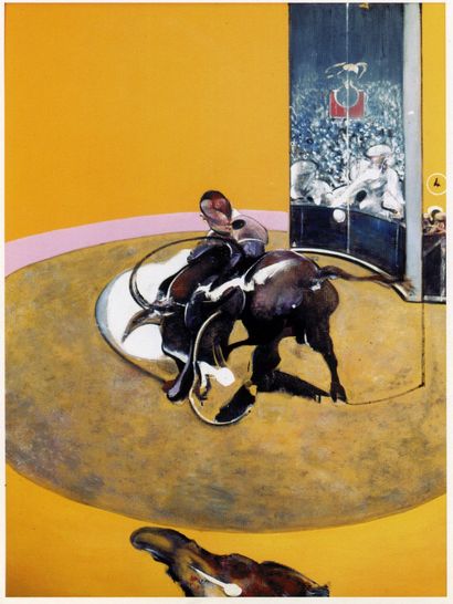 null Études pour la corrida 1 (1969), Print d'après François Bacon, épreuve en couleur,...