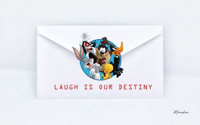 Looney Tunes 3 Envelope, Laugh is your destiny,...