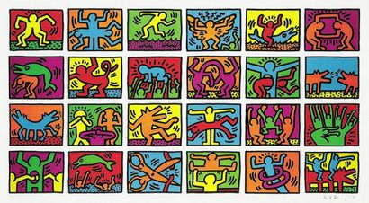 Retrospect, Print, d'après Keith Haring,...