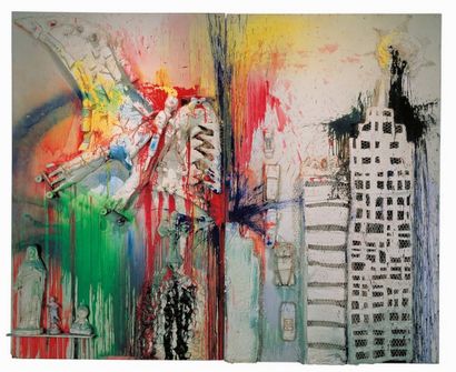 null Pirodactyl Over New York (1962), Print, after Niki de Saint Phalle, Color print...