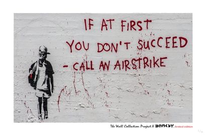 null Banksy (after)

I'm out of Bed, The Wall Edition x Banksy after, visual printed...