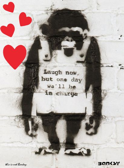 Monkey Heart, Banksy / This is not Banksy,...