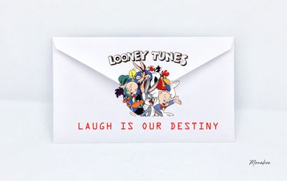 null Enveloppe Looney Tunes 2, Laugh is your destiny, Monakoe, imprimé sur Papier...