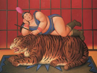 Dompteur de tigre 2007), Print d'après Fernando...
