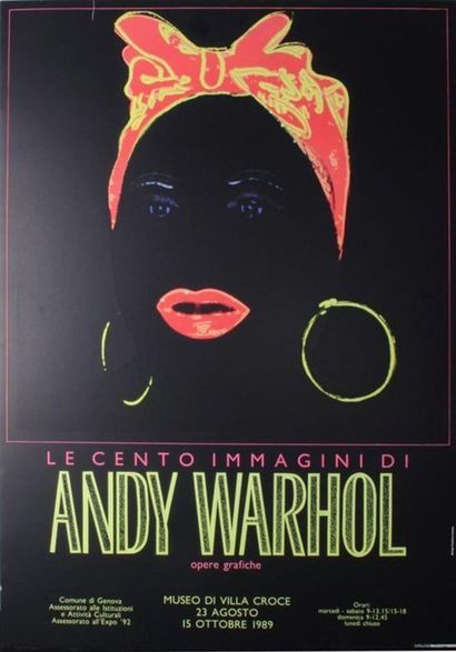Andy Warhol (d'après) Le Cento, Papier Affiche,...