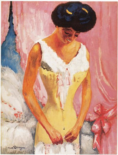 null Madame Veuve Rose (1908), Print, d'après Kees Van Dongen, Épreuve en couleur...