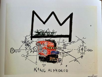 King Alphonso, d'après Jean-Michel Basquiat,...