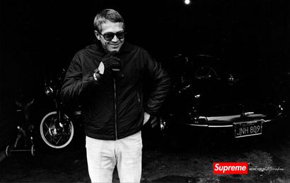 null Steeve McQueen 1, Supreme by Monakoe, Photo imprimée sur papier brillant, Finition...