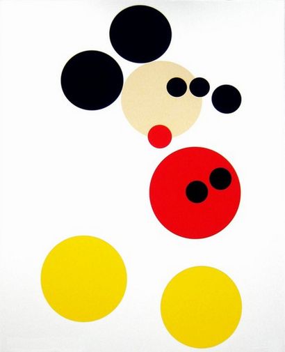 Mickey (2013), Print d'après Damien Hirst,...