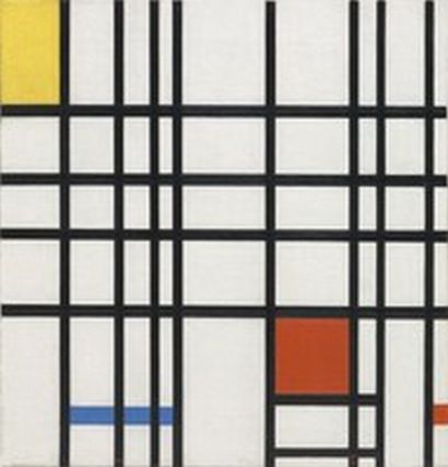 Composition Yellow Blue &Red (1937-42), Print,...