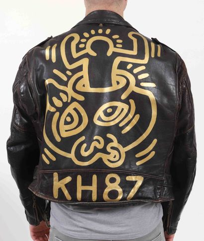 null Keith Haring (1958-1990) d’après 
Dessin orignal d'aprés Keith Haring sur le...