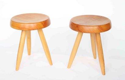 null Stools in the style of Charlotte Perriand (1903-1999) 
French architect and...
