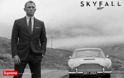 null Daniel Craig Car, Supreme by Monakoe, Photo printed on glossy paper, silver...