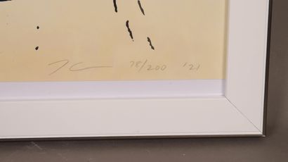 null Jeff KOONS (né en 1955) 
Lithographie Numérotée 78/200. 
Signature originale...