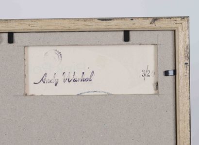 null Andy Warhol (d'aprés) 
Offset étiquette "Brillo" réhaussé au feutre et portant...