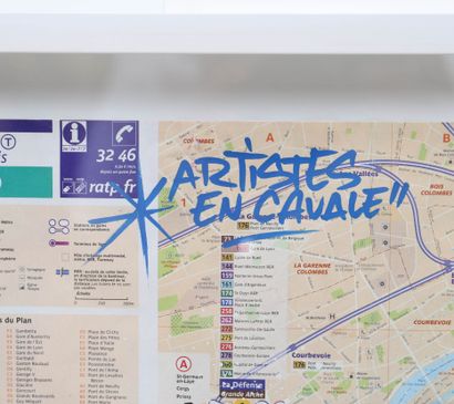 null Nasty (né en 1975) 
Street artiste français 
Tag sur maps du métro parisien,...