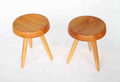 null Stools in the style of Charlotte Perriand (1903-1999) 
French architect and...