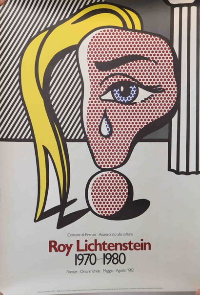 Roy Lichtenstein (1923-1997) 
Affiche originale...