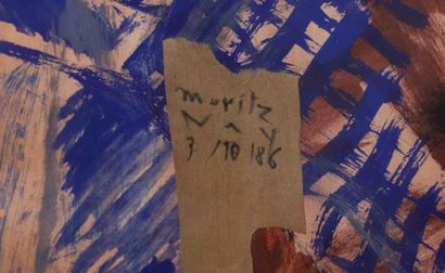 null Moritz NEY (né en 1947) 
Artiste peintre luxembourgeois 
Technique mixte sur...