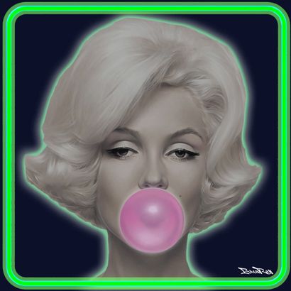 Marilyn Neon III, BrainRoy, Impression Plexi...