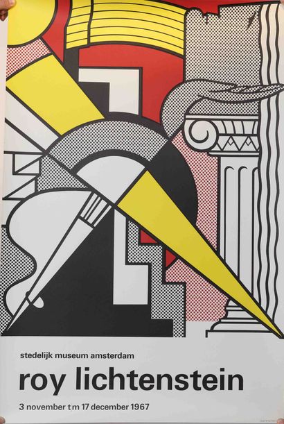null Roy Lichtenstein (1923-1997) 
Affiche originale de l'expostion de l'artiste...