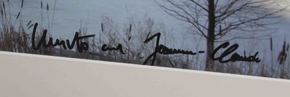 null CHRISTO 
"Central Park New-York" 
Impression offset portant une signature autographe...