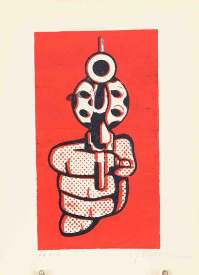 Roy Lichtenstein (1923-1997) (d'après) 
Sérigraphie...