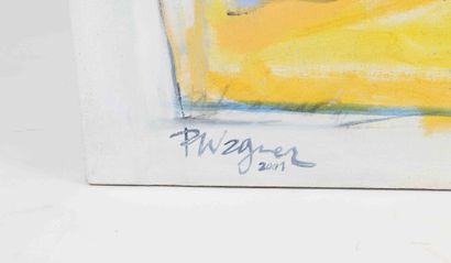 null Pit Wagner (né en 1954) 
Nine Empty Landscape, 2001 
Huile sur toile 
Signé...