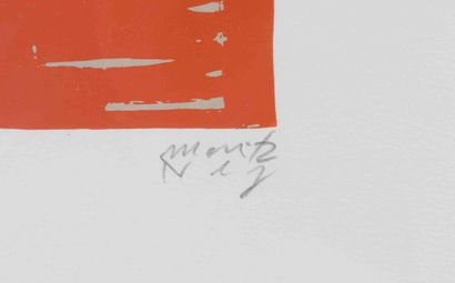 null Moritz Ney (né en 1947) 
Sans Titre 
Sérigraphie sur papier 
Signé en bas à...