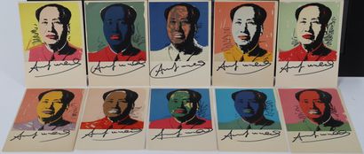 Andy Warhol (1928-1987) d'aprés 
Série complète...