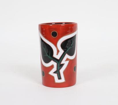 null Jean Picart Le Doux (1902-1982) - Sant Vicens 
Vase in glazed ceramic with decoration...