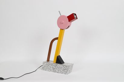 null Sold for € 938.00
Ettore Sottsass (1917-2007) 
Thaiti" model lamp 
Ed. Memphhis...