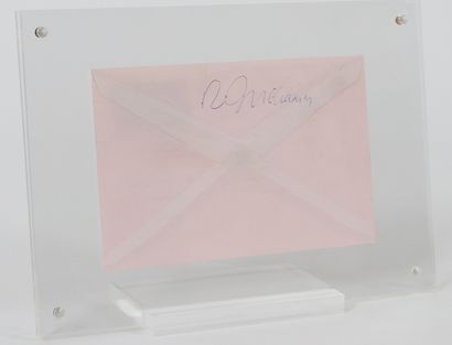 null Robert INDIANA (1928-2018) d'aprés 
Enveloppe obliterée avec un timbre LOVE...