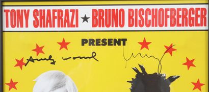 null Affiche "Warhol Basquiat Paintings" 
Impression offset de l'affiche de l'exposition...