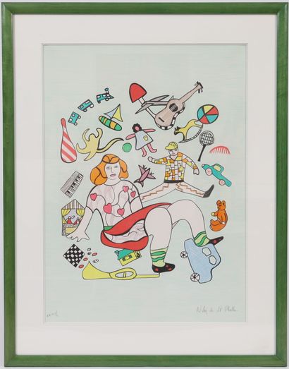 Niki de Saint Phalle (1930-2002) 
Serigraphy...