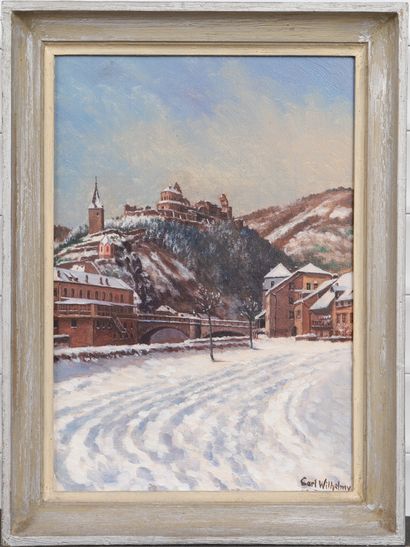 Carl Wilhelmy 
Oil on canvas, signed lower...