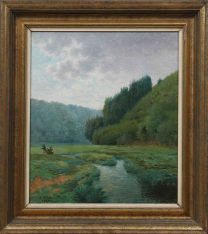 André THYES (1867-1952) 
Artiste peintre...