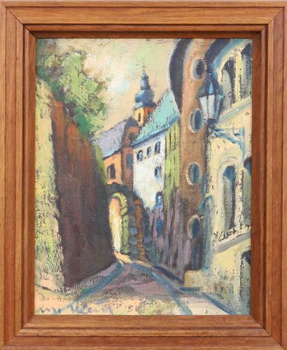 null Misch Klein (1919-1993) 
Painter from Luxembourg 
Oil on canvas, signed lower...