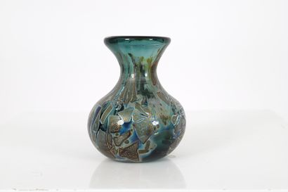 null Louis Leloup (né en 1929)
Maitre verrier belge
Vase en cristal, incrustations...
