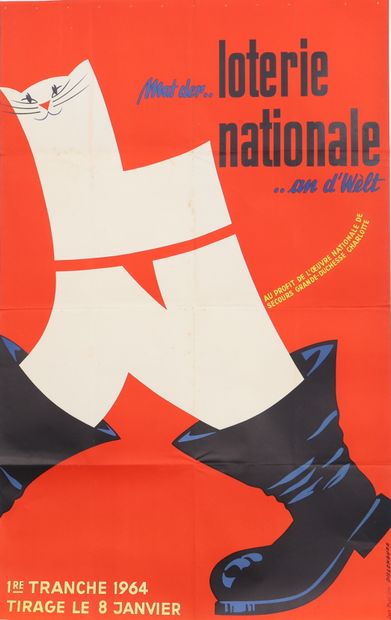 Affiche Loterie Nationale - Luxembourg
Janvier...