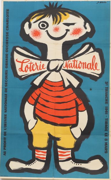 Affiche Loterie Nationale - Luxembourg
Mars...