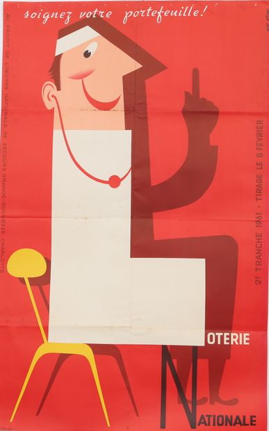 Affiche Loterie Nationale - Luxembourg
Février...