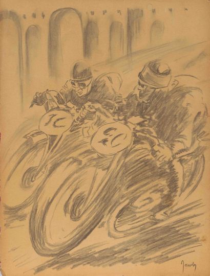 Jean Jacoby (1891-1936)
Pencil drawing
20th...