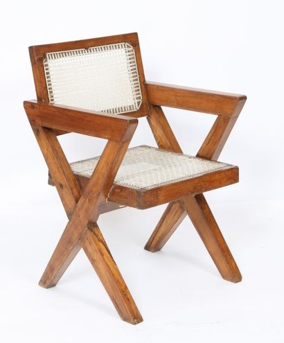 Pierre JEANNERET (1896-1967)

Rare fauteuil...