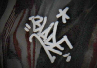 null BOULEDOGUE NOIR

Un bouledogue debout noir signé de l’artiste Blade en résine...
