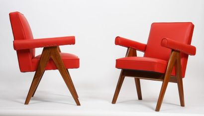 null Pierre JEANNERET (1896-1967)



Ensemble de deux "senate-committee Chairs" en...