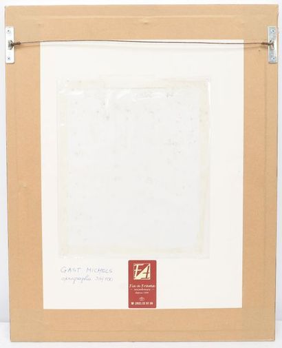 null Gast MICHELS (1954–2013) 

Sérigraphie polychrome.

Tirage 34/100

Epoque XXe

Dimensions...