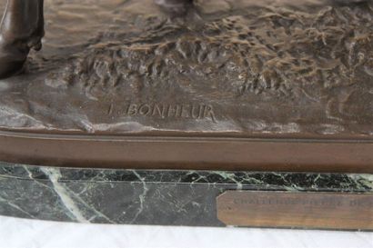 null Bronze "taureau" d'Isidore BONHEUR (1827-1901)

Bronze à patine marron, représentant...
