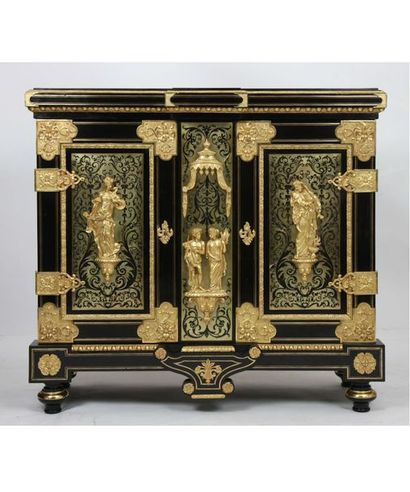  Exceptionnel meuble d'appui Louis XIV Attribué à BEFORT JEUNE XIXè D'après le médailler...