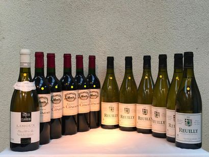 null lot de vins anciens (12 bouteilles)